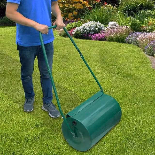 EONLION Green Metal Garden Lawn Grass Roller with 30L Capacity – 1