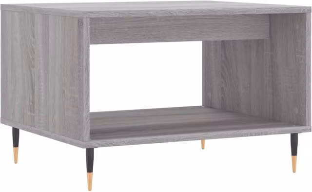 Berkfield Home Grey Sonoma Coffee Table, W: 60 cm, D: 50 cm, H: 40 cm – 1