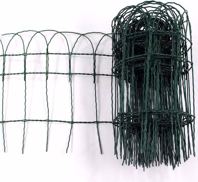 Actiasgear Green PVC Coated Wire Lawn Edging