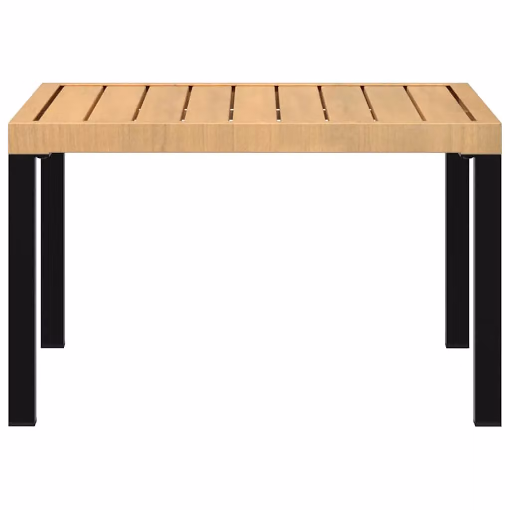 Berkfield Home Modern Black Metal Garden Coffee Table W/D/H: 65 x 65 x 40 cm – 2