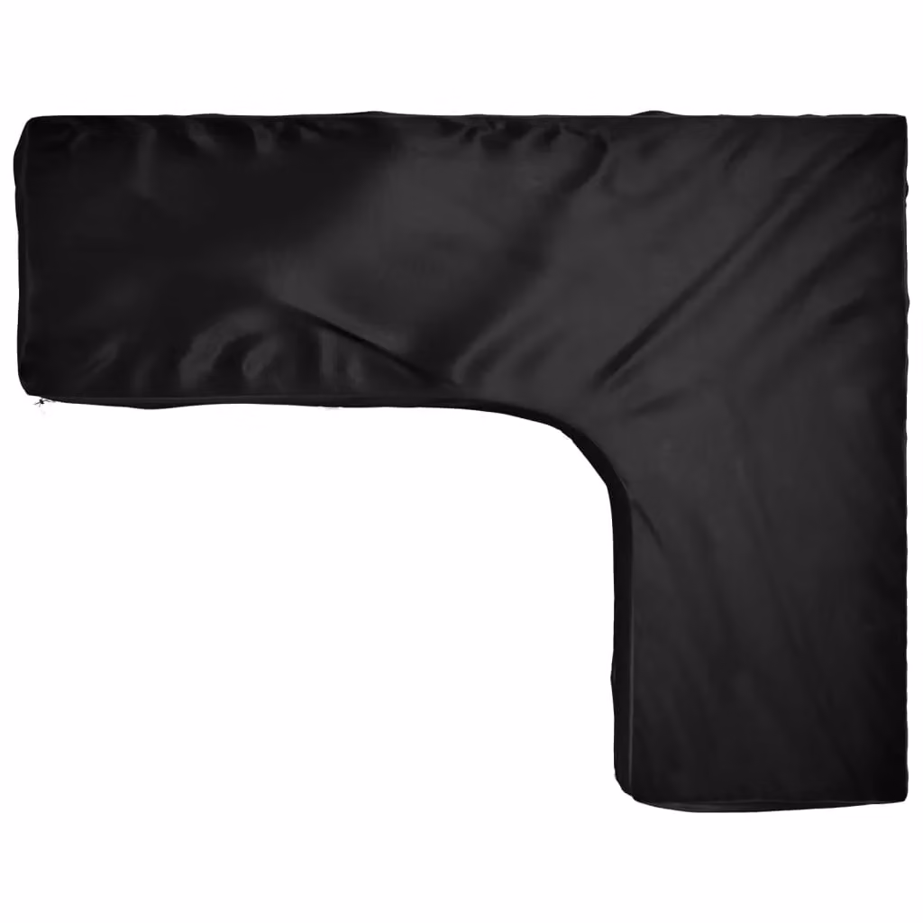 Berkfield Home L-Shaped Garden Furniture Cover in Black, W/D/H: 260 x 210 x 80 cm – 4