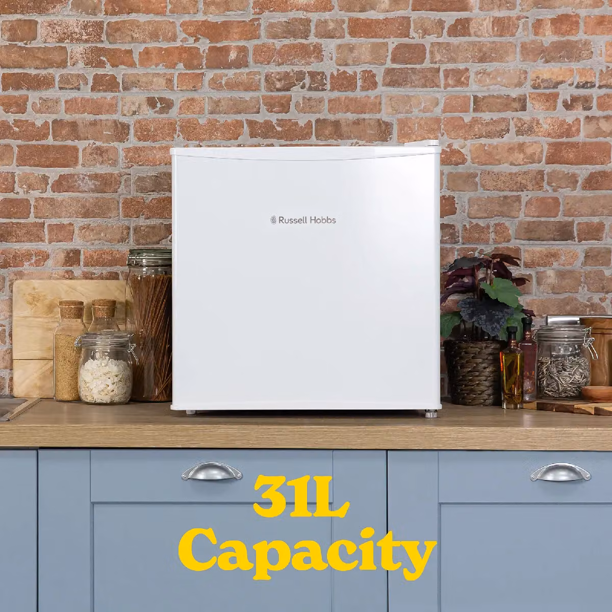 Russell Hobbs 31L White Table Top Mini Freezer with Reversible Door – 2