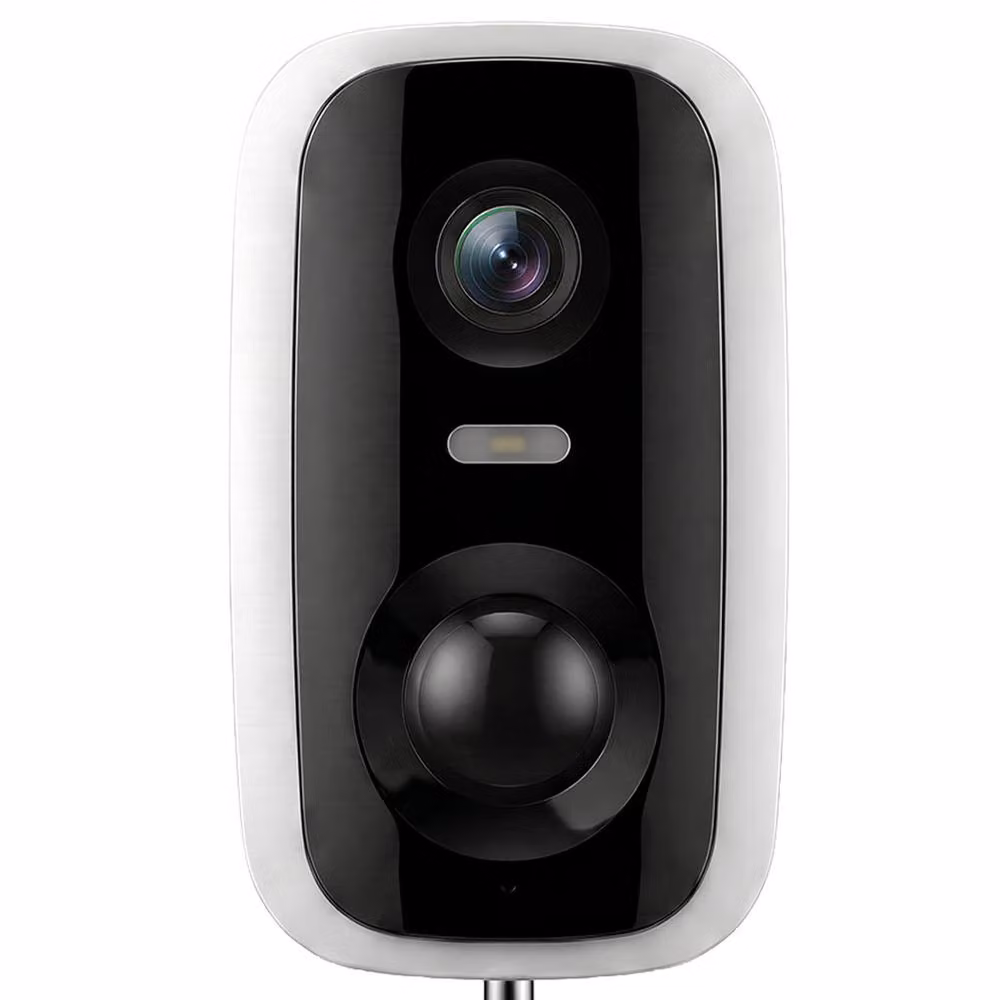 Spector 2K Wireless Solar Outdoor Security Camera with AI Detection and Night Vision in White – 5