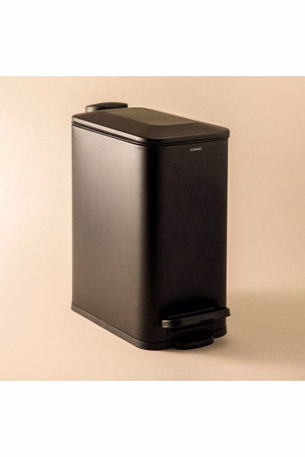 Cosmic Black Slim Pedal Bathroom Bin with Removable Inner Bucket, 5L – 2