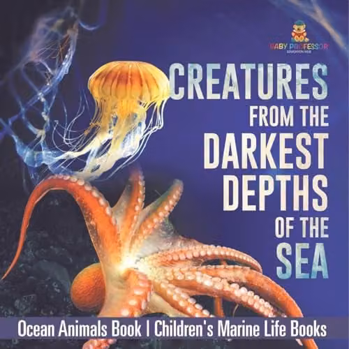 Baby Professor Creatures from the Darkest Depths of the Sea Childrens Marine Life Book, Multicolour, 21.59 x 21.59 cm