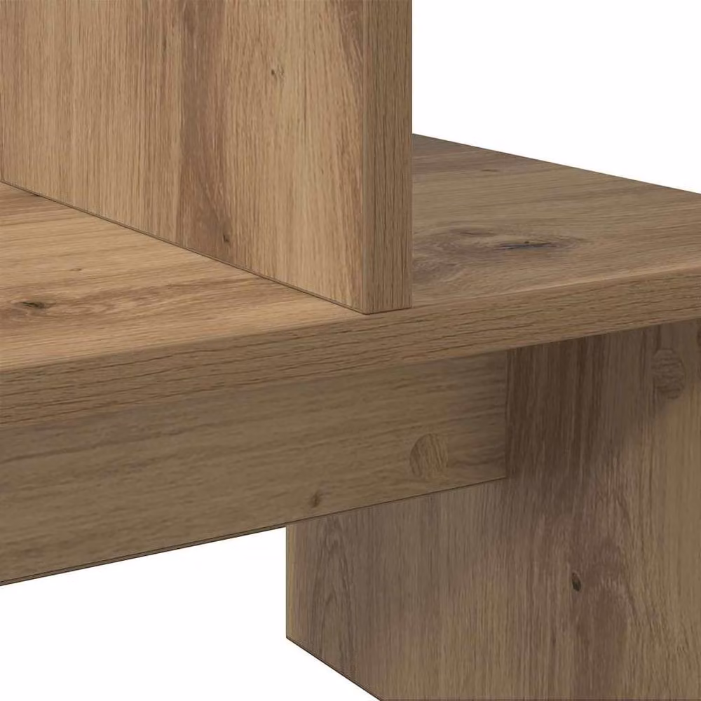 Berkfield Home Artisan Oak TV Cabinet in Brown, W: 180 cm, D: 43 cm, H: 30 cm – 3