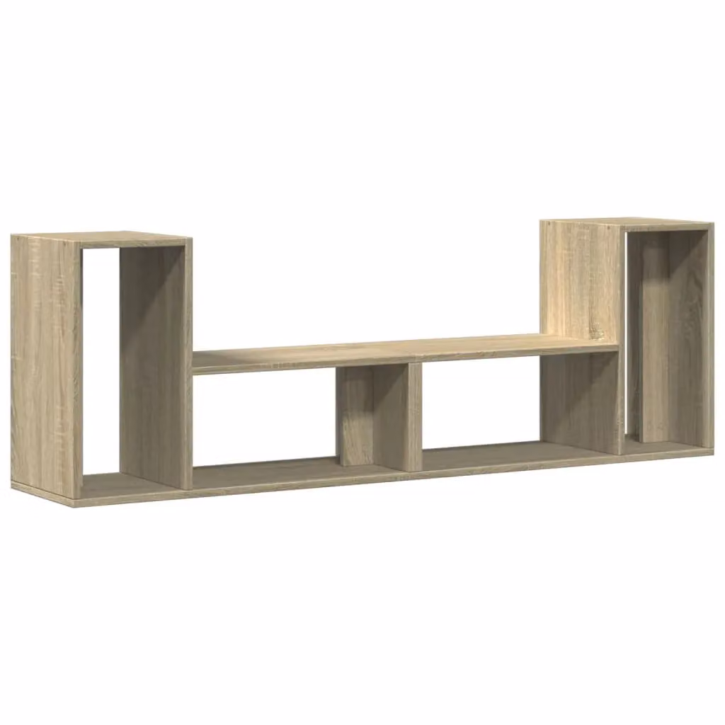 Berkfield Home Set of 2 Sonoma Oak TV Cabinets in Brown, W/D/H: 75 x 30 x 50 cm – 2