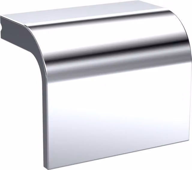 Balterley Chrome Silver Flush Pull Furniture Handle, 32mm Centres