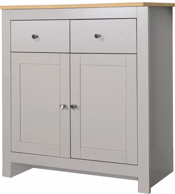 Bari Modern Grey Matt MDF Sideboard