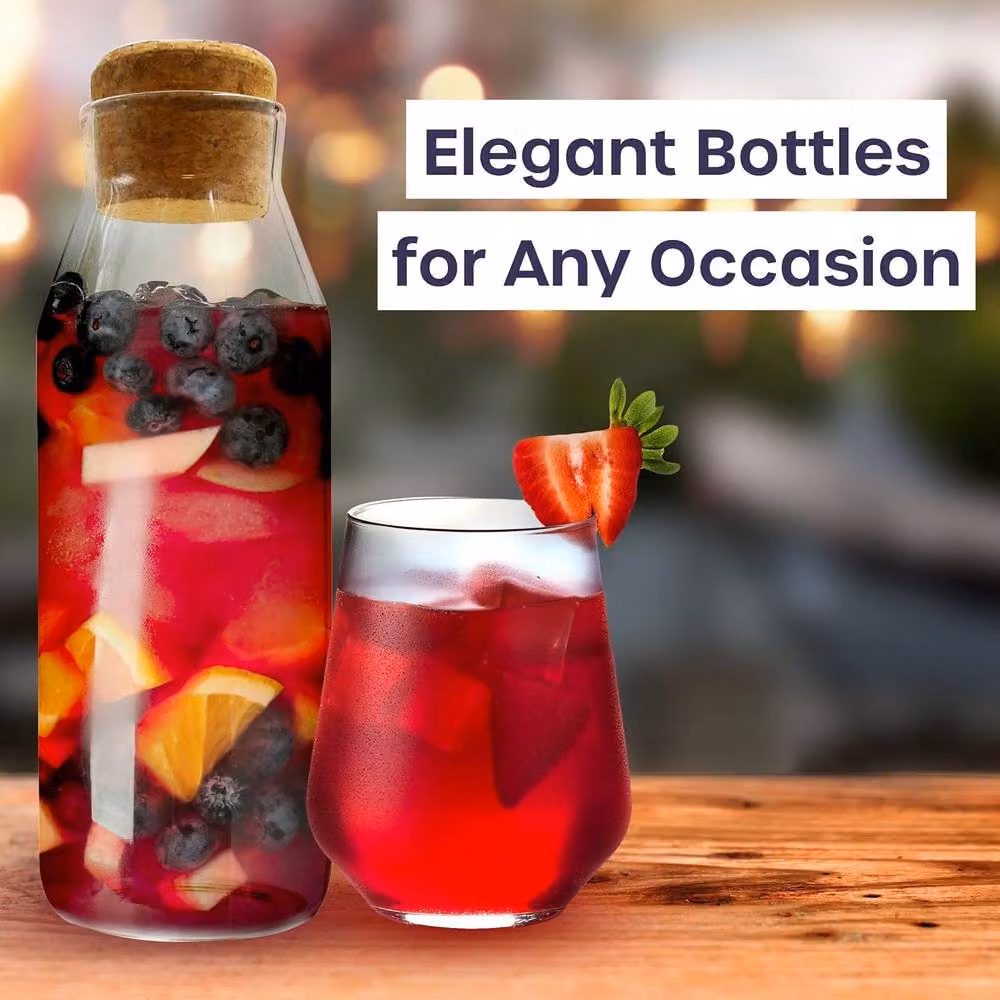 Volila Glass Carafe with Lid in Transparent, 1 l – 3