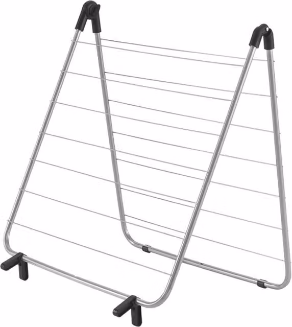 Metaltex Nevis Over-The-Bath Metal Laundry Airer Dryer - Grey – 1