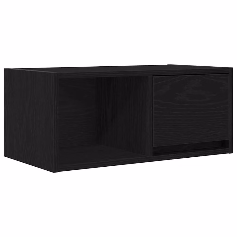 Berkfield Home Modern Black Oak TV Cabinet W/D/H: 60 x 31 x 25.5 cm – 2