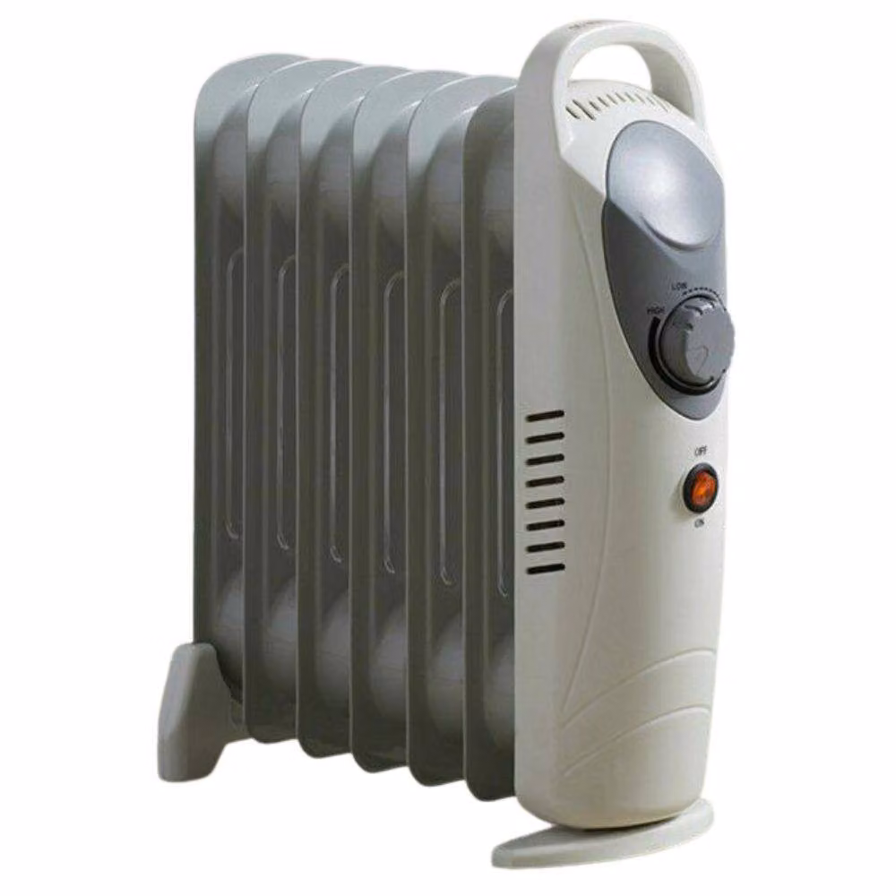 Bravich LTD Fine Elements 800W Mini Oil Filled Radiator in White and Multicolour with Thermostat, Freestanding – 2
