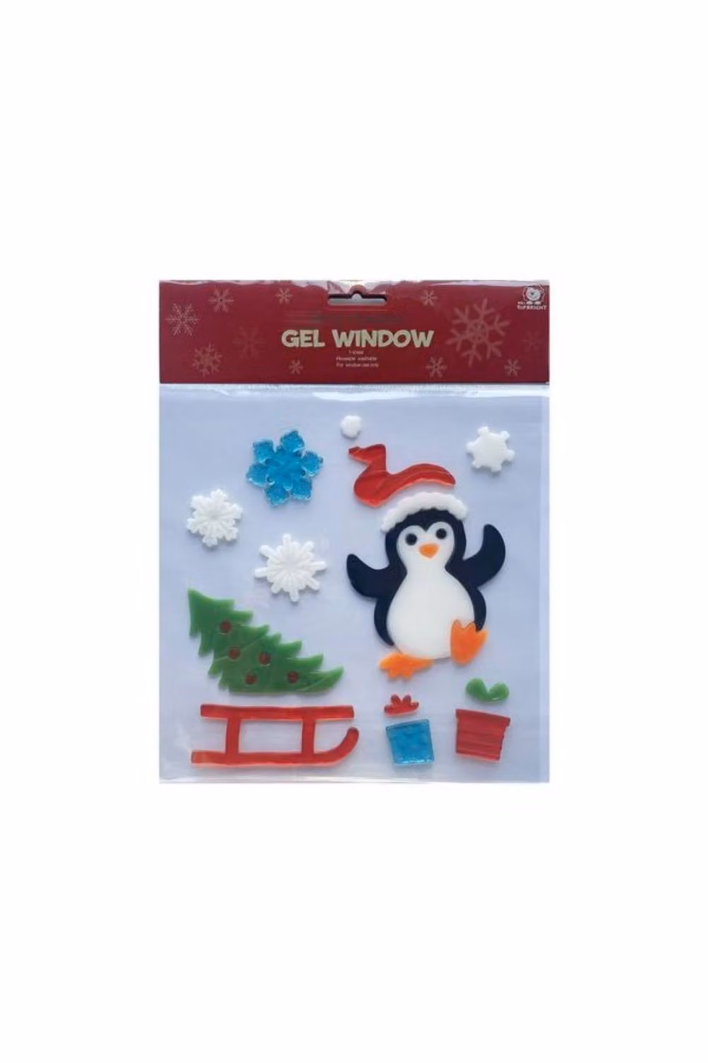 KDMD Multicolour Penguin Gel Window Stickers, 10 Pack – 2