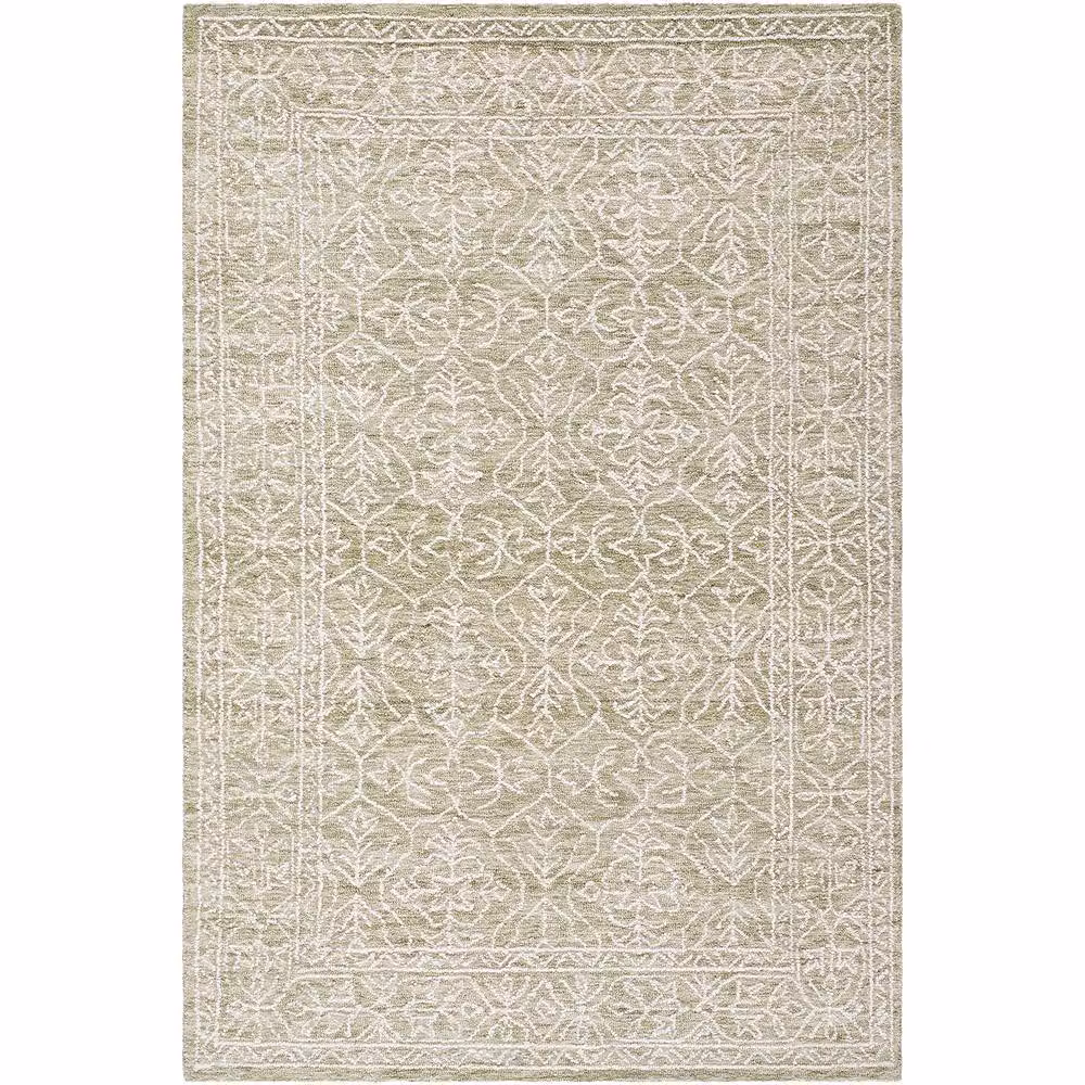 Livabliss Sicily Hand Tufted Wool Traditional Vintage Rug in Blue and Green, W: 185 cm, D: 275 cm – 1
