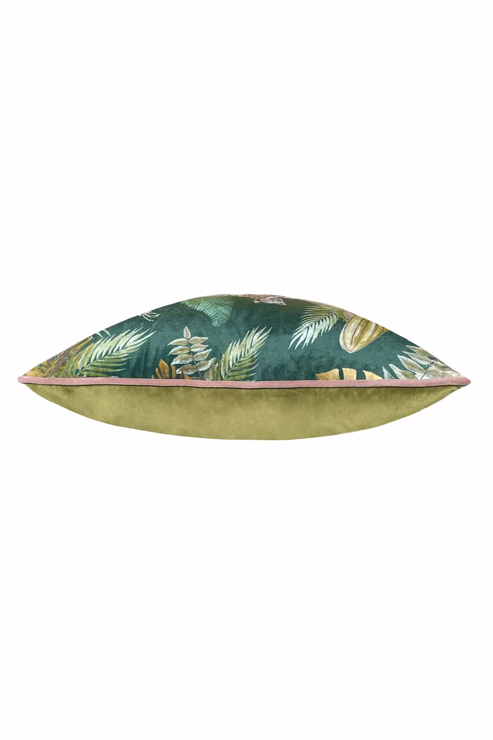 Evans Lichfield Jungle Leopard Green Velvet Square Cushion, W/D/H: 43 x 43 x 43 cm – 2