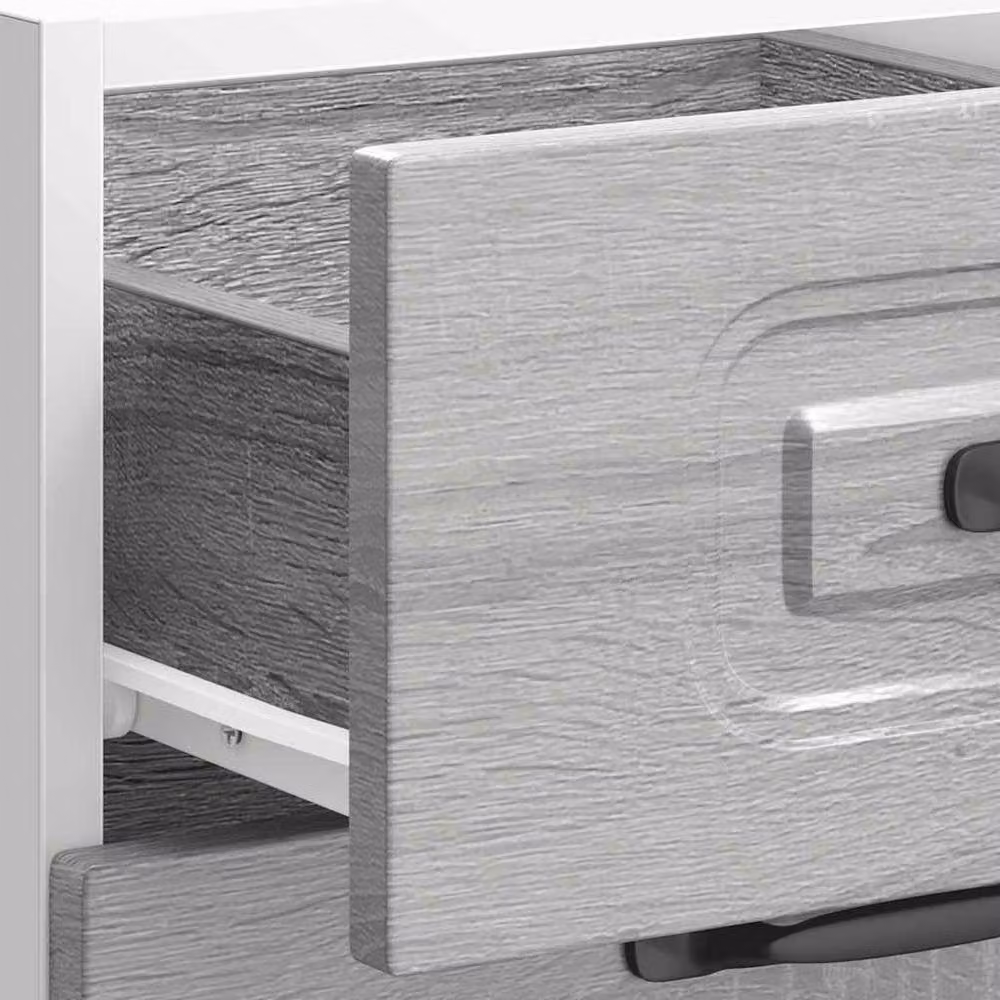 Berkfield Home Kalmar Kitchen Base Cabinet in Grey Sonoma Engineered Wood, W/D/H: 81.5 x 40 x 46 cm – 3