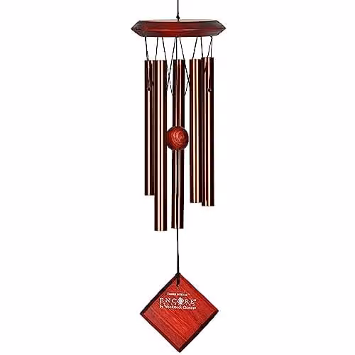 Woodstock Chimes Chimes of Mars Wind Chime in Bronze, H 43.18 cm x W 25.4 cm x D 25.4 cm