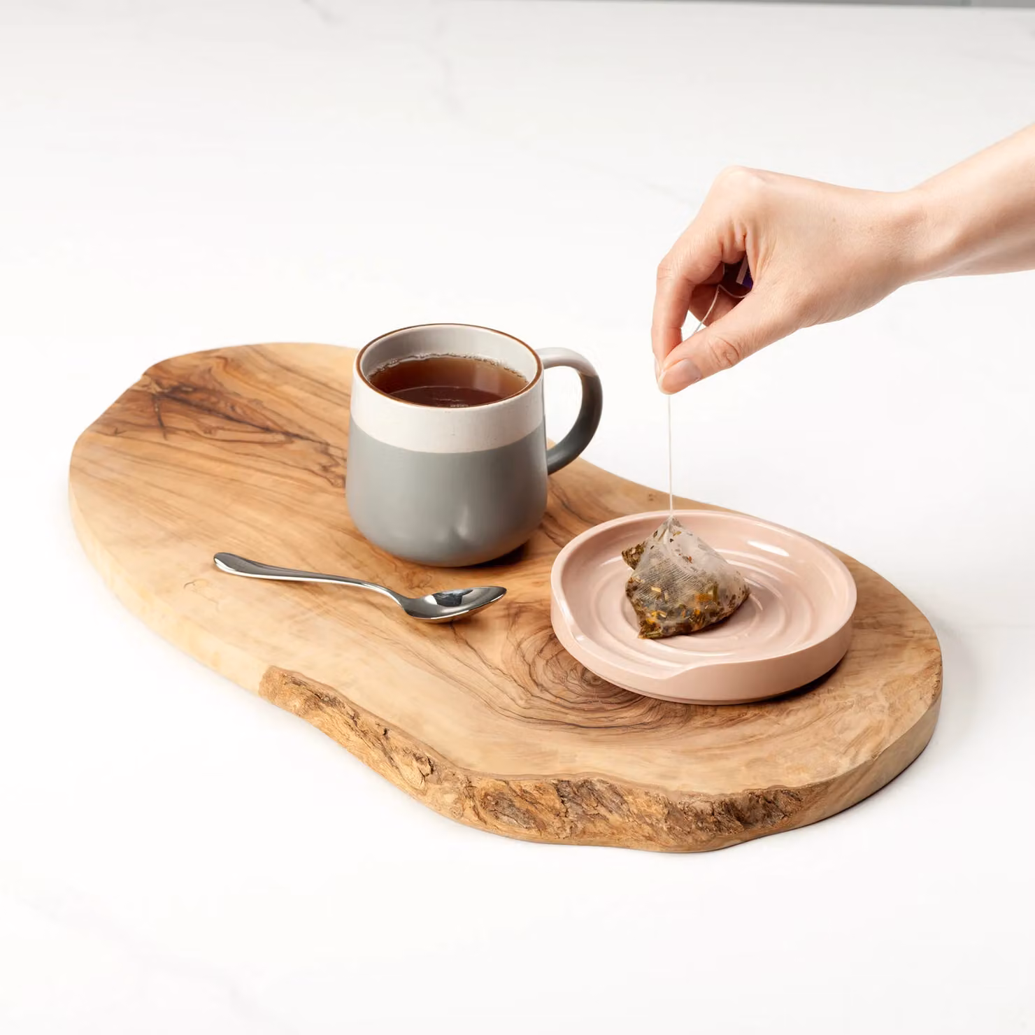 Zeal Melamine Circular Spoon Rest in Pink, Diameter: 12 cm – 3