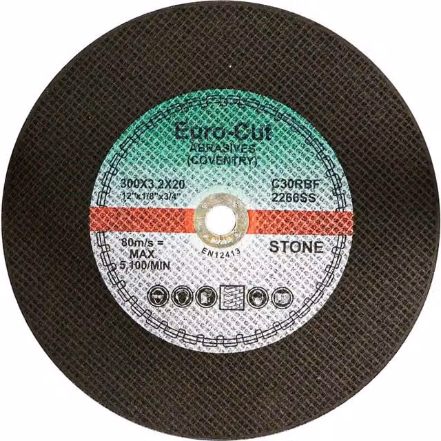 Pegdev Professional Stone and Metal Cutting Disc, 300 mm, Black, Pack of 50 – 1