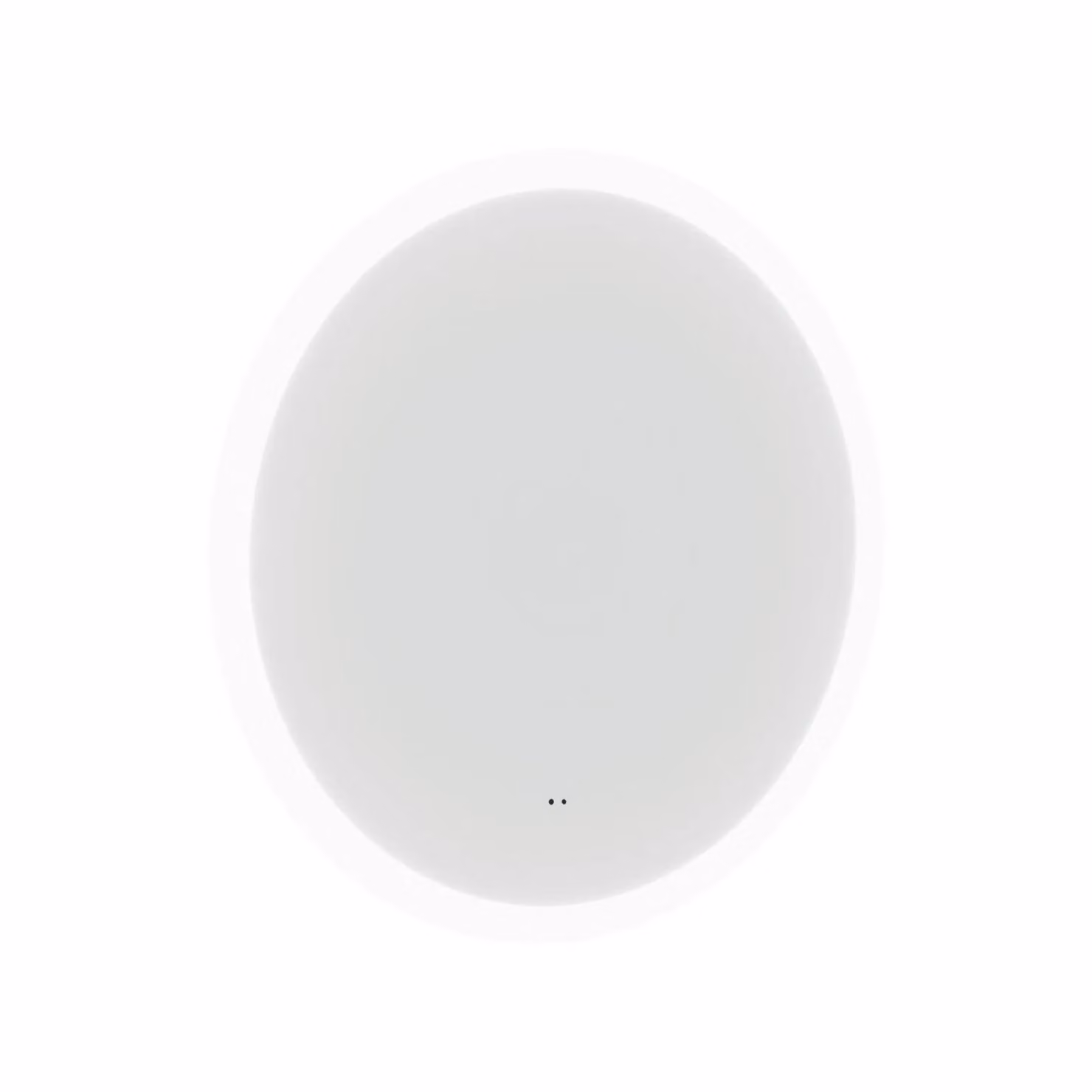 Nes Home Round LED Bathroom Mirror with Motion Sensor and Demister in Silver, Diameter: 70 cm – 3
