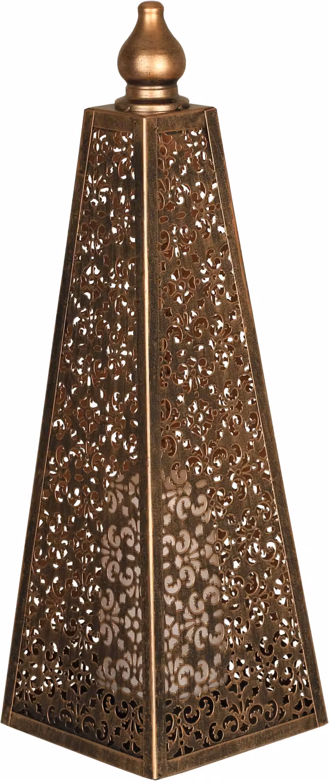 Luxform Battery Luxor Style Pyramid Lamp in Bronze – 2