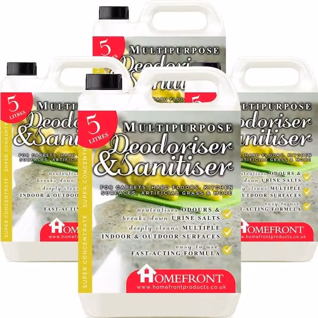 Homefront Multipurpose Deodoriser Sanitiser, Clear, 20kg