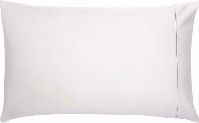 1951 Luxury 1000 Thread Count Egyptian Cotton Mako Satin Standard Pillowcase, Silver