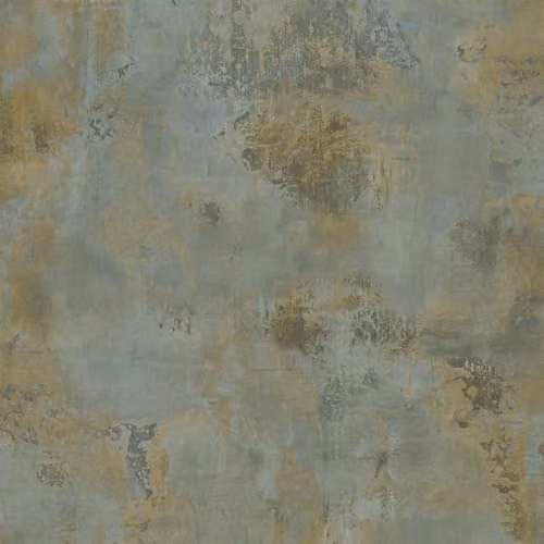 Grandeco Blue and Green Abstract Industrial Vinyl Wallpaper
