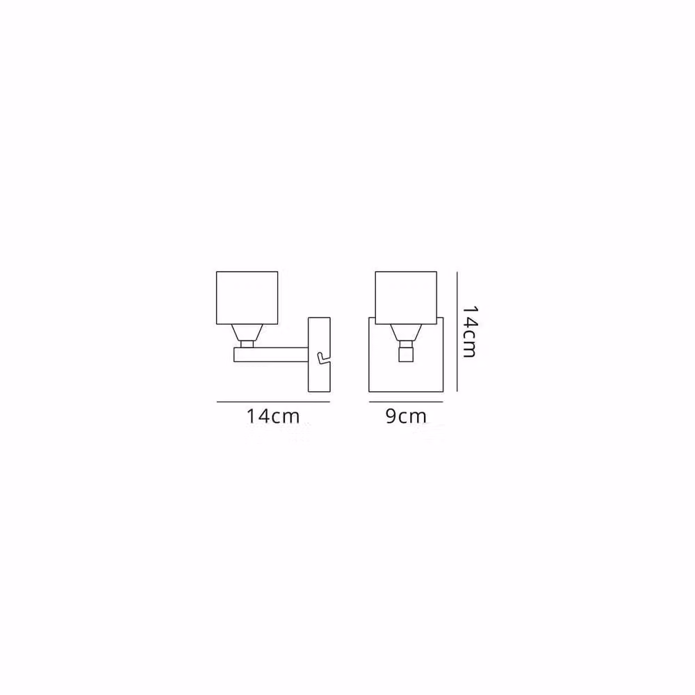 Netlighting Cuadrax Modern Wall Lamp with G9 Socket in Grey and Silver – 3