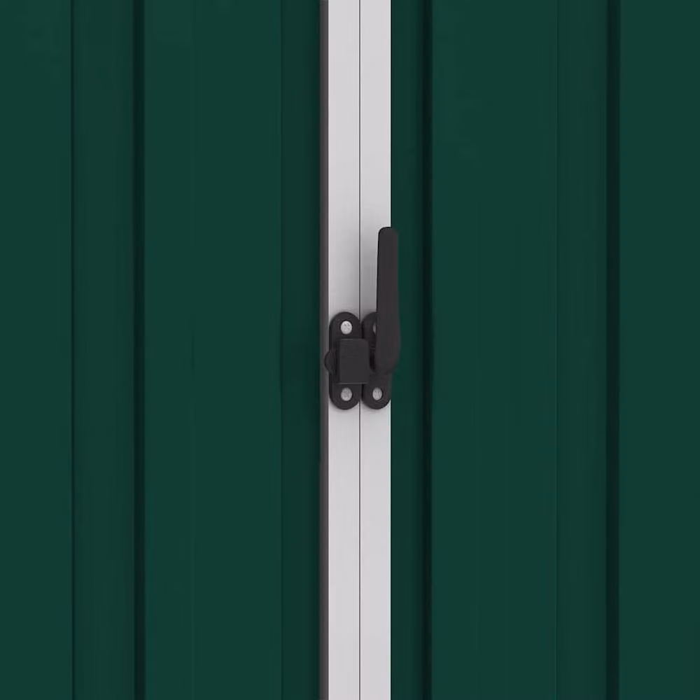 Berkfield Home Green Galvanised Steel Gable Garden Shed W/D/H: 205 x 129 x 183 cm – 5