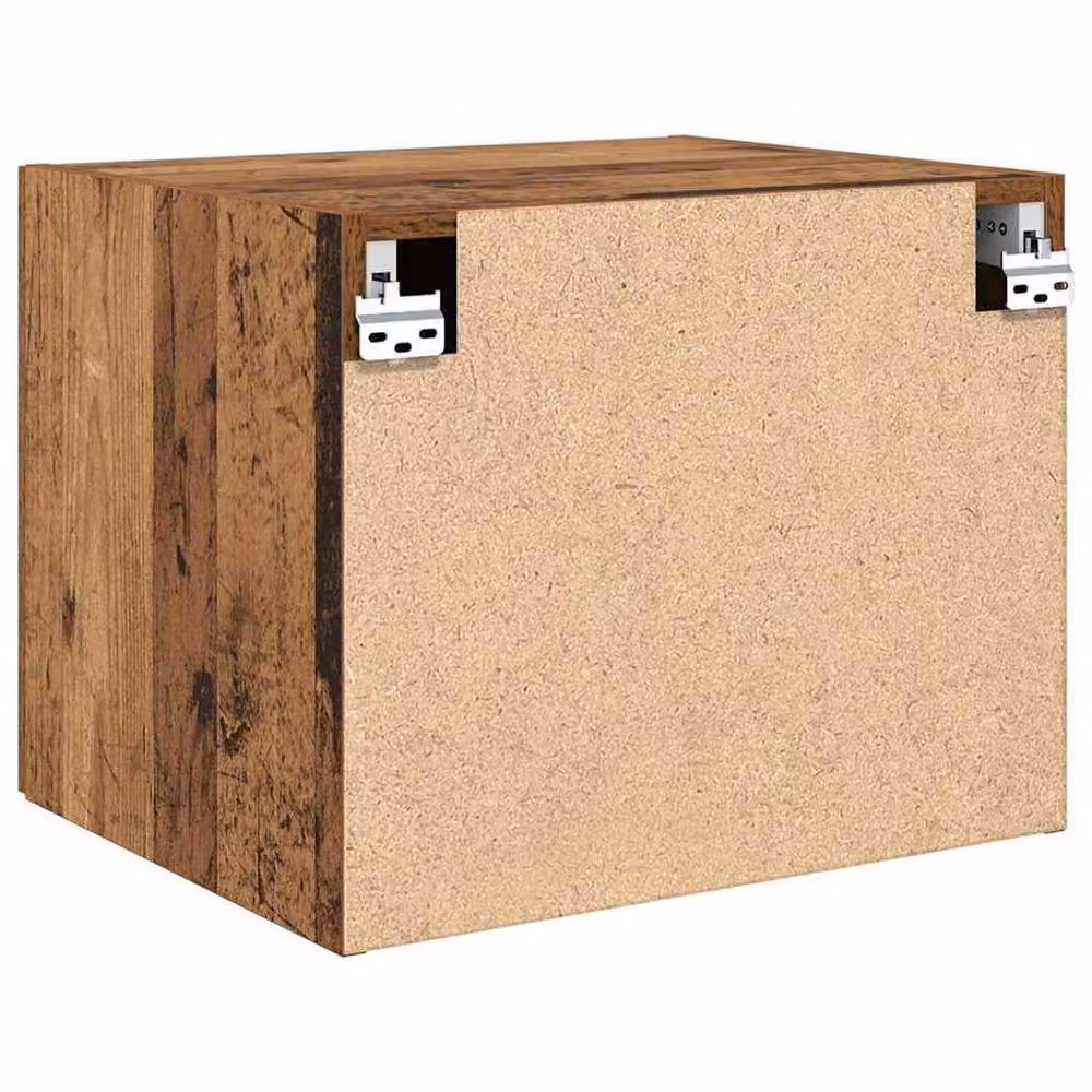 Berkfield Home Wall Mounted Cabinet in Old Wood Brown, W/D/H: 50 x 42.5 x 40 cm – 4