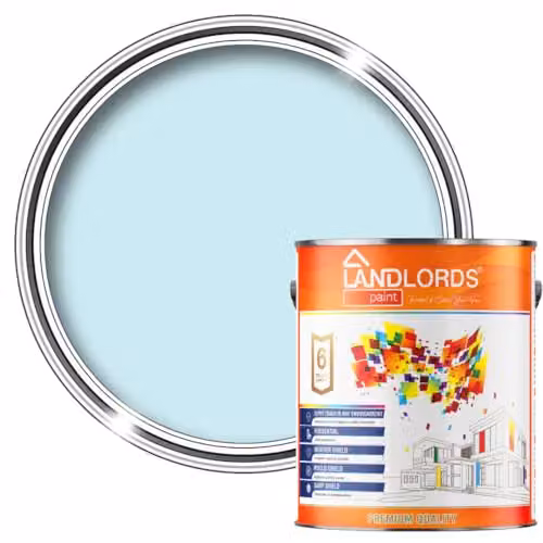 Landlords Weather Shield Smooth Masonry Paint in Blue, 1L – 1