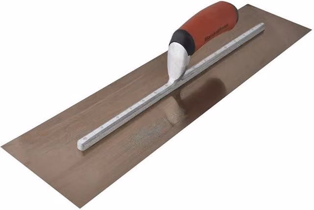 Marshalltown Mxs205gd Golden Stainless Steel Finishing Trowel Durasoft Gold and Multicolour
