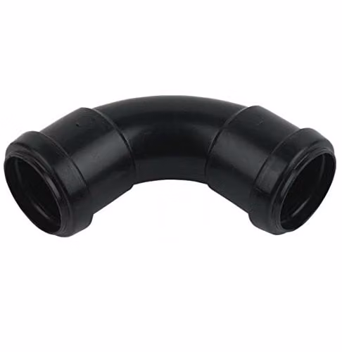 FloPlast Push-Fit 90 Degree Waste Bend 32mm Black