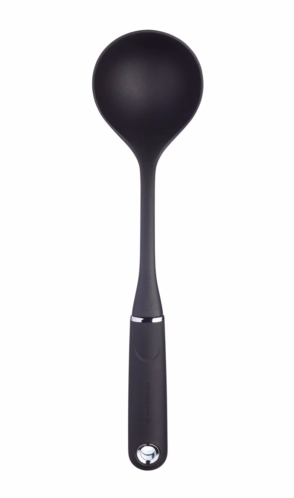 MasterClass 4-Piece Black Nylon Kitchen Utensil Set including Ladle, Slotted Spoon, Cooking Spoon and Slotted Turner – 3