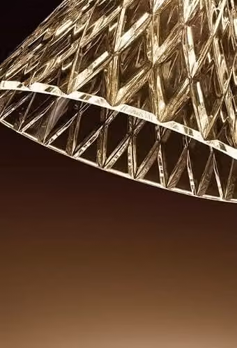 Netlighting Veneto LED Glass Dome Shade in Gold/Brass, 6.7W, 2700K Warm White – 3