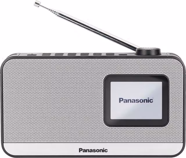 Panasonic Portable DAB+ and FM Radio with Bluetooth in Silver