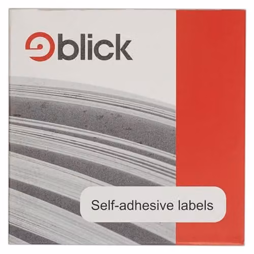 Blick White Self Adhesive Rectangular Paper Labels, 840 Pack, 12mm x 44mm – 1