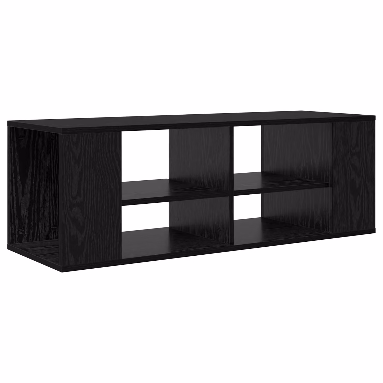 Berkfield Home Modern Wall Mounted TV Cabinet in Black Oak, W/D/H: 102 x 35 x 35 cm – 2