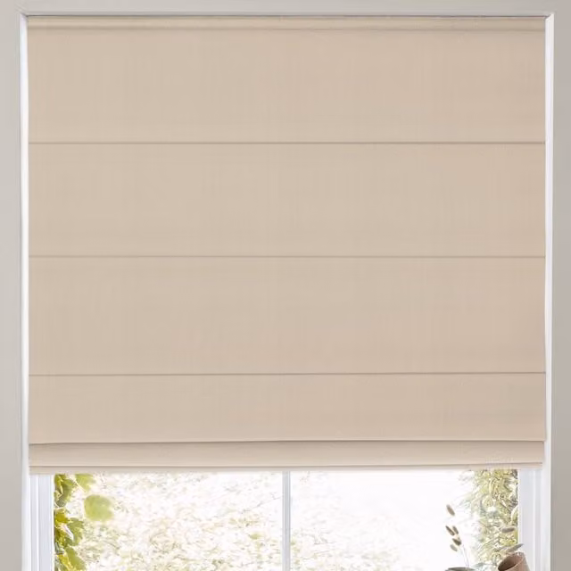 Lavery Simply Collection Made to Measure Hessian Blackout Roman Blind in Beige