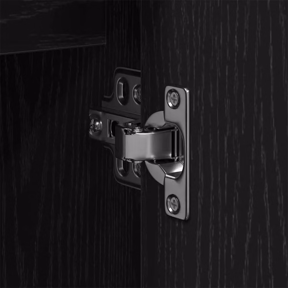 Berkfield Home Modern Black Oak Bathroom Sink Cabinet, W/D/H: 80 x 30 x 60 cm – 6