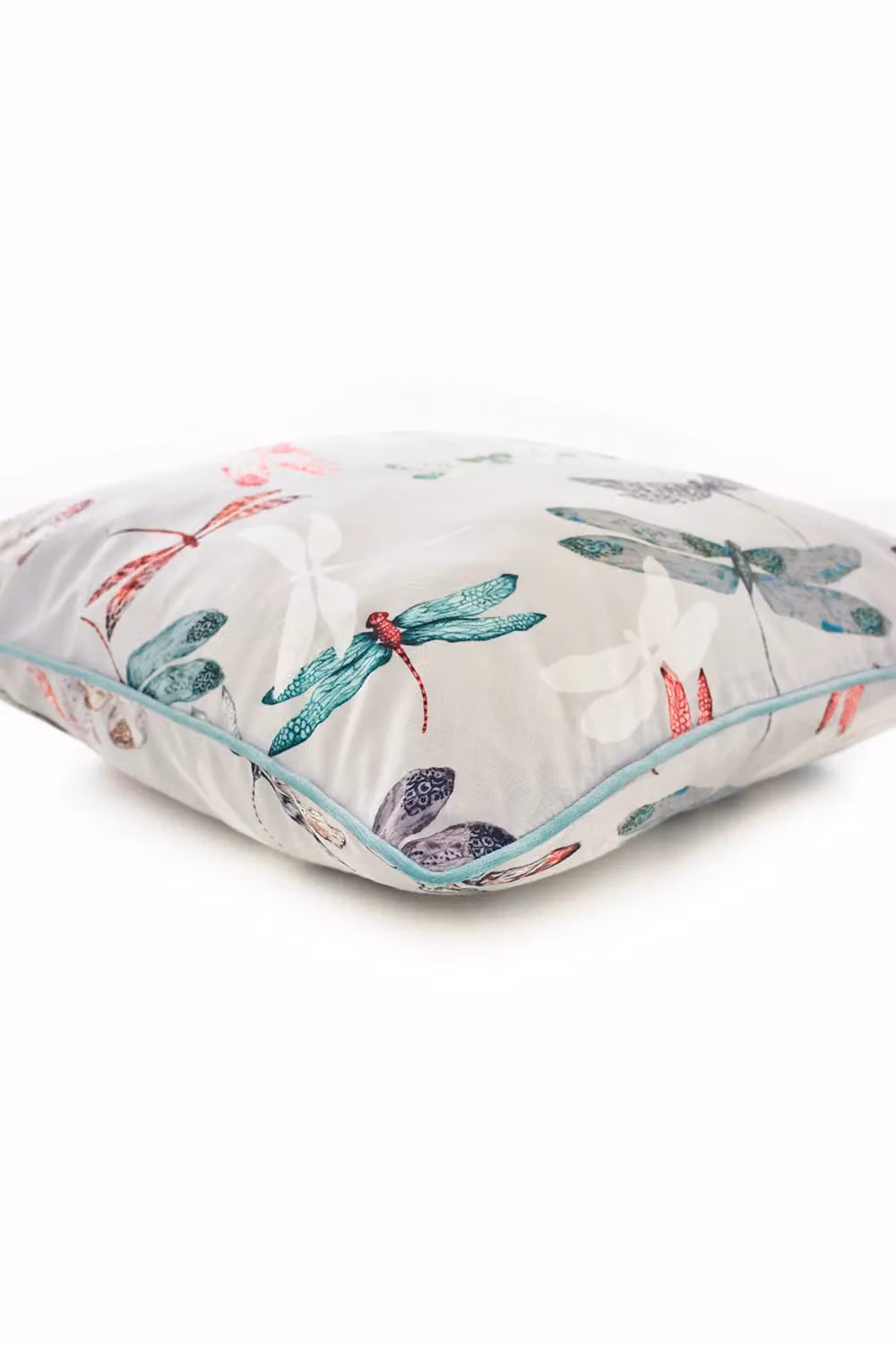 The Lyndon Company Deyongs 1846 Dragonflies Multicolour Filled Square Cushion, W x D: 50 x 50 cm – 2