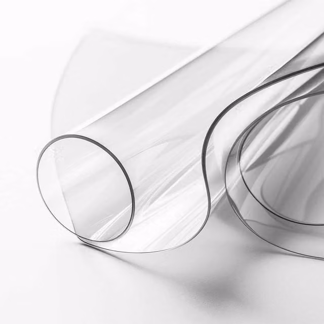Nicoman Clear PVC Table Cover, 2mm Thickness, Width: 145 cm, Length: 5 m