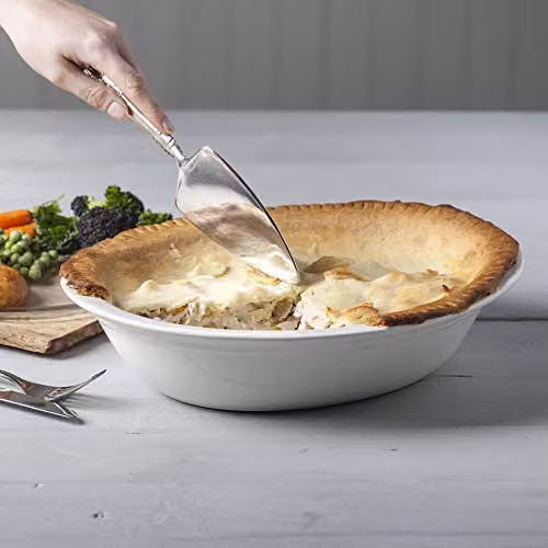 Wm Bartleet & Sons White Porcelain Oval Pie Dish, 32 cm – 4