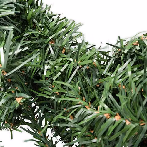 Pelle & Sol Green Artificial Leaves Round Christmas Wreath, Diameter: 40 cm – 3