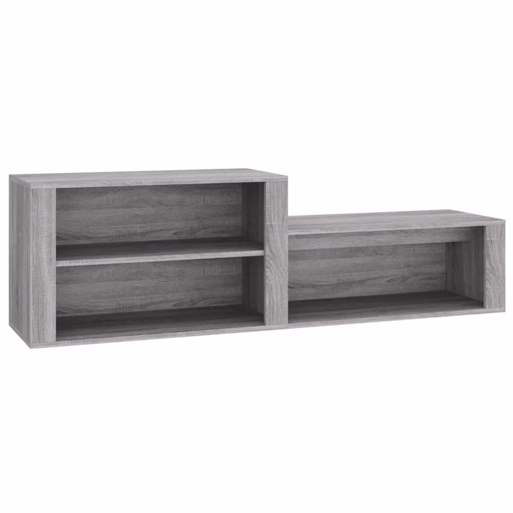 Berkfield Home Grey Sonoma Shoe Cabinet W: 150 cm, D: 35 cm, H: 45 cm – 2