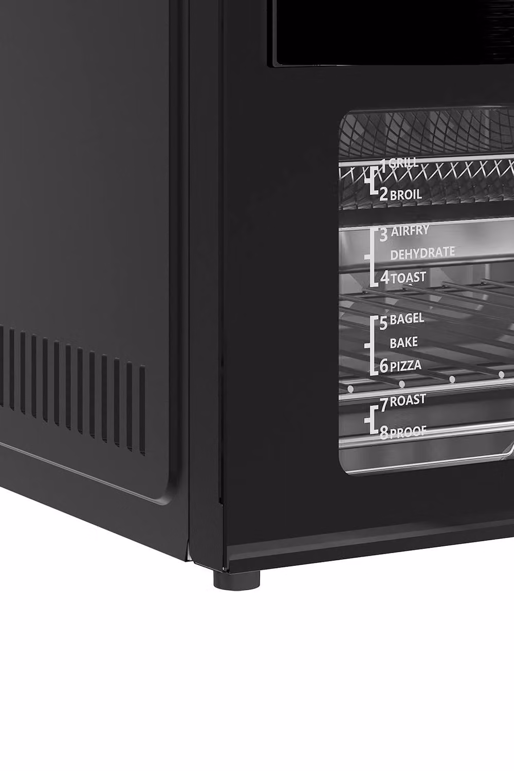 Living and Home 30L 1800W Countertop Air Fryer Grill Oven with 18 Preset Functions in Black – 6