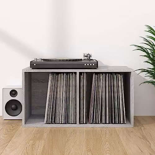 vidaXL Vinyl Storage Box in Grey Sonoma, W/D/H: 71 x 34 x 36 cm – 2
