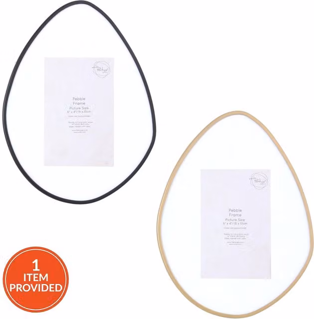 The Port. Co Gallery Pebble Single Photo Frame in Multicolour